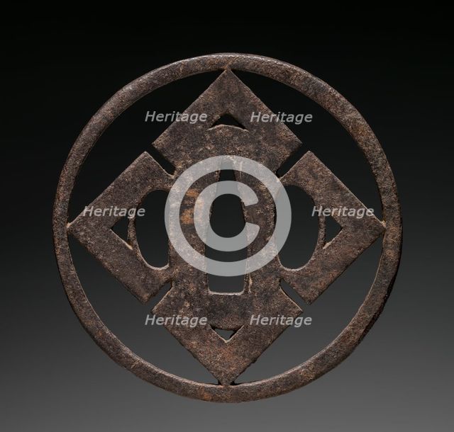 Sword Guard, 1800s. Creator: Unknown.
