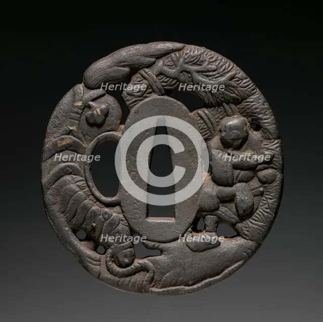 Sword Guard, 1800s. Creator: Unknown.