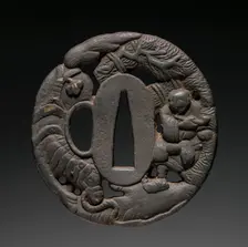 Sword Guard, 1800s. Creator: Unknown