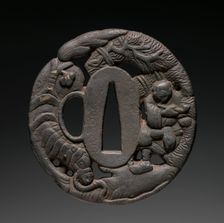 Sword Guard, 1800s. Creator: Unknown