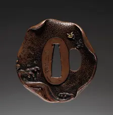 Sword Guard, early 19th century. Creator: Nishikawa Yoshikatsu (Japanese)