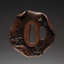 Sword Guard, early 19th century. Creator: Nishikawa Yoshikatsu (Japanese)