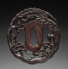 Sword Guard, late 18th century. Creator: Masashige (Japanese)