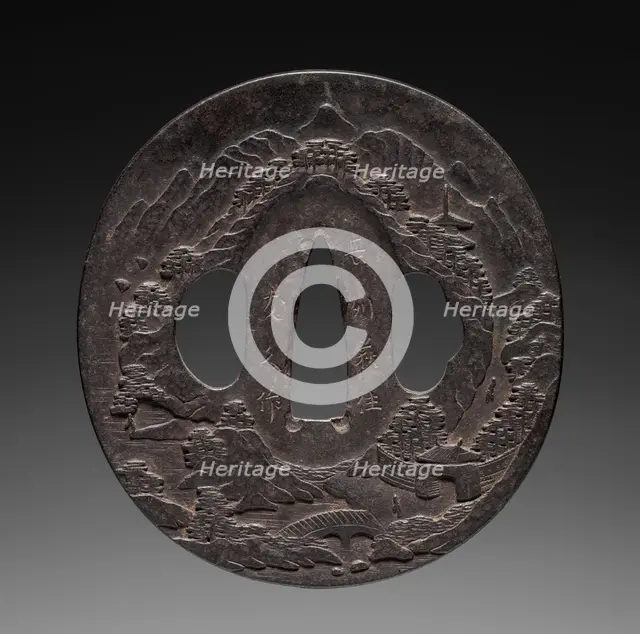 Sword Guard, mid 18th century. Creator: Unknown.
