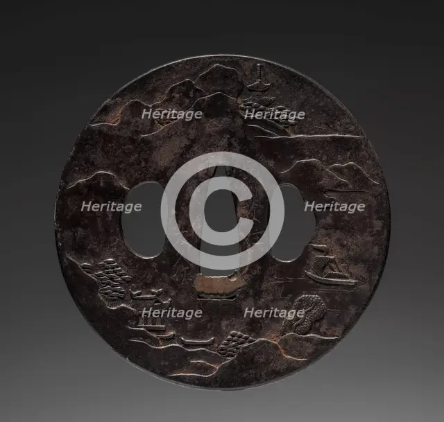 Sword Guard, mid 18th century. Creator: Unknown.