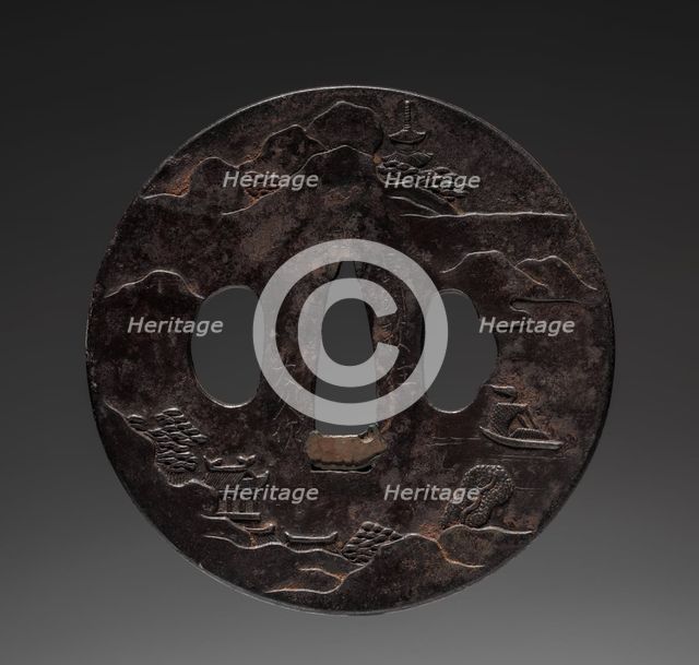 Sword Guard, mid 18th century. Creator: Unknown.