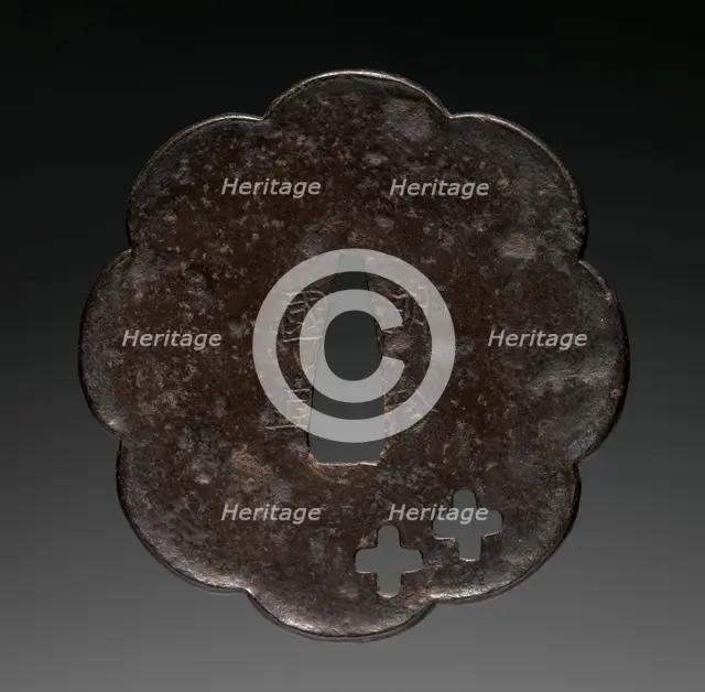 Sword Guard, mid 18th century. Creator: Unknown.