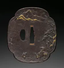Sword Guard, mid 19th century. Creator: Unknown