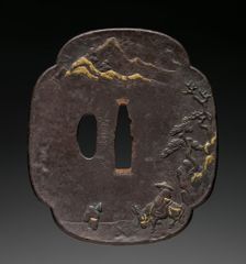 Sword Guard, mid 19th century. Creator: Unknown