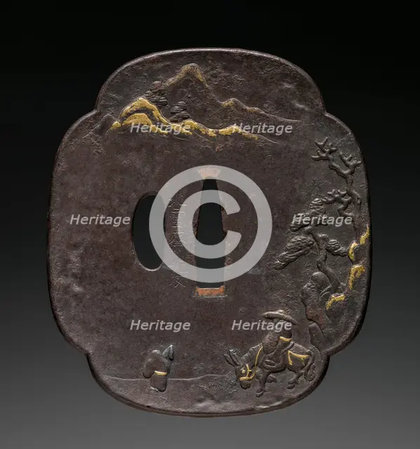Sword Guard, mid 19th century. Creator: Unknown.