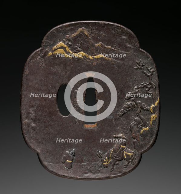 Sword Guard, mid 19th century. Creator: Unknown.