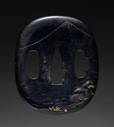 Sword Guard, mid 19th century. Creator: Unknown