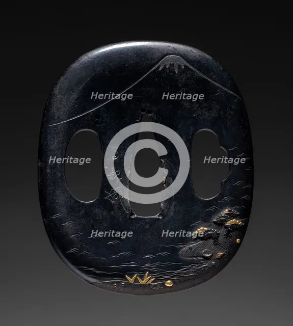 Sword Guard, mid 19th century. Creator: Unknown.