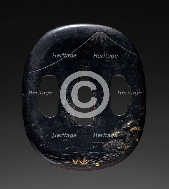 Sword Guard, mid 19th century. Creator: Unknown.
