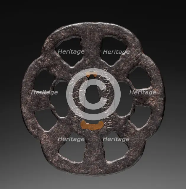 Sword Guard, mid 19th century. Creator: Unknown.
