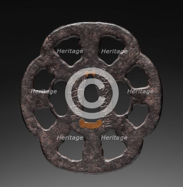 Sword Guard, mid 19th century. Creator: Unknown.