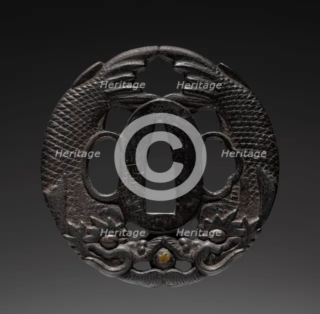 Sword Guard, mid 19th century. Creator: Unknown.