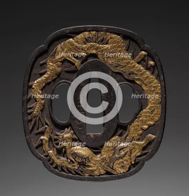 Sword Guard, mid 19th century. Creator: Unknown.