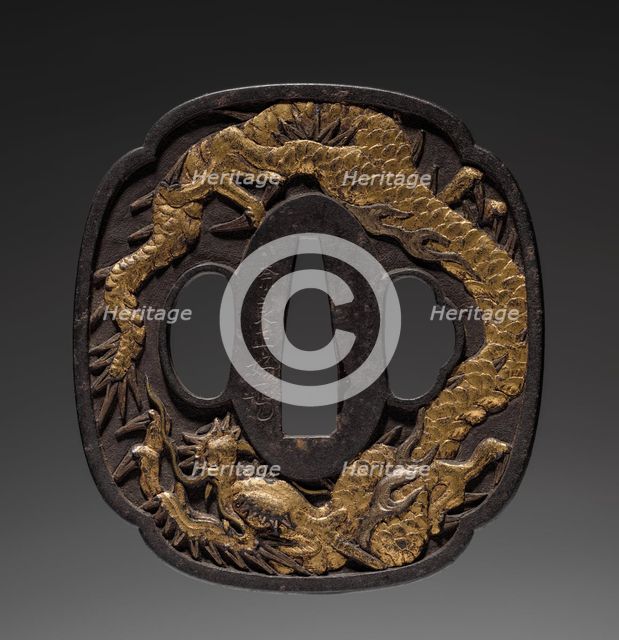 Sword Guard, mid 19th century. Creator: Unknown.