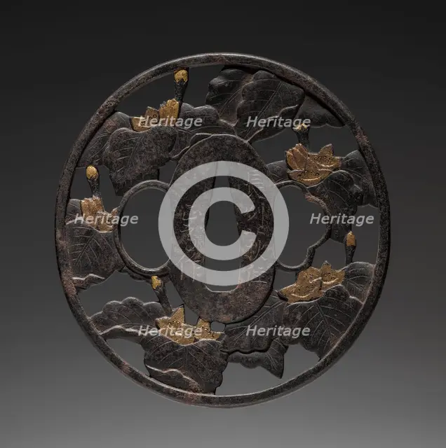 Sword Guard, mid 19th century. Creator: Unknown.