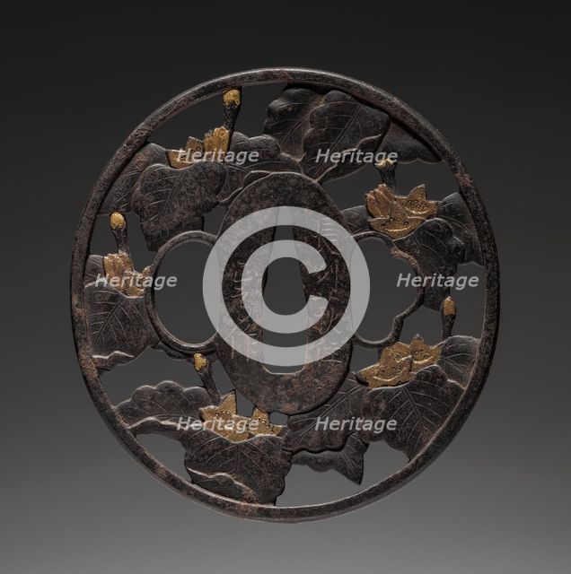Sword Guard, mid 19th century. Creator: Unknown.