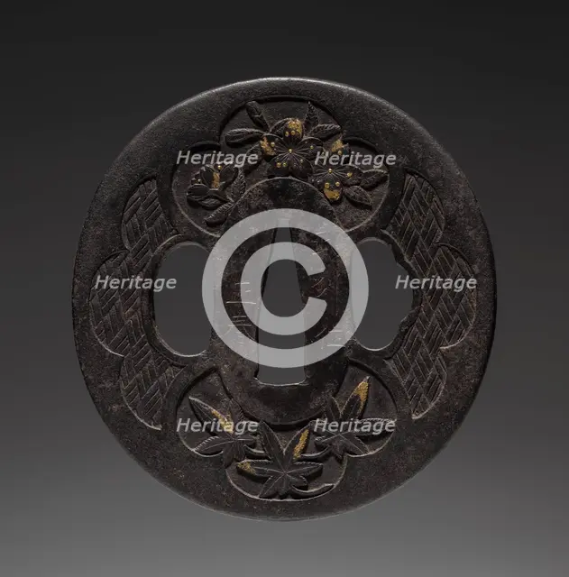 Sword Guard, mid 19th century. Creator: Unknown.