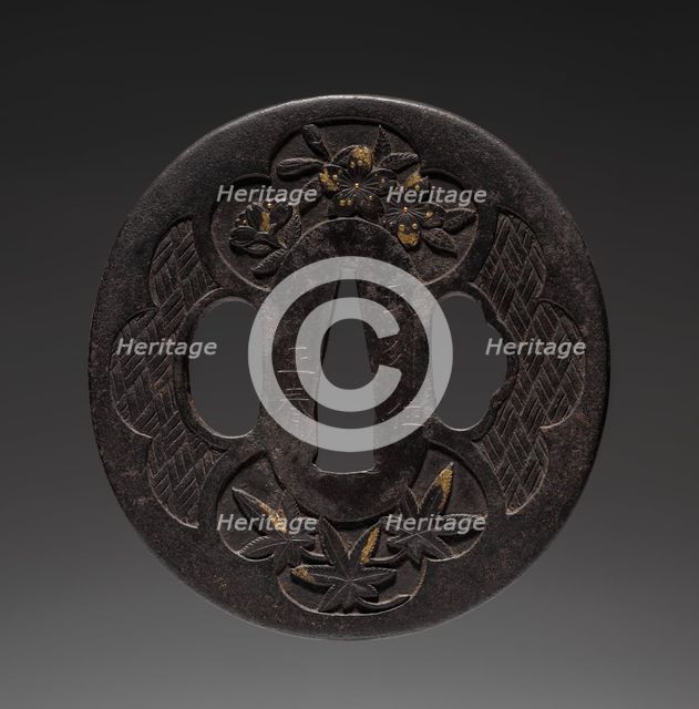 Sword Guard, mid 19th century. Creator: Unknown.