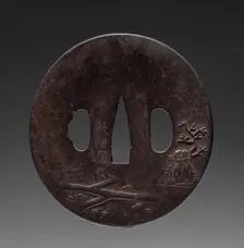 Sword Guard, mid 19th century. Creator: Unknown