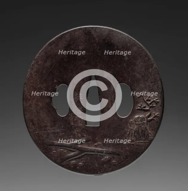 Sword Guard, mid 19th century. Creator: Unknown.