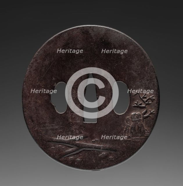 Sword Guard, mid 19th century. Creator: Unknown.
