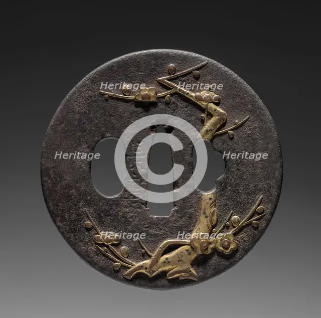 Sword Guard, mid 19th century. Creator: Unknown.