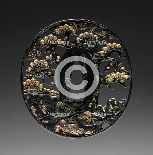 Sword Guard, mid 19th century. Creator: Unknown.