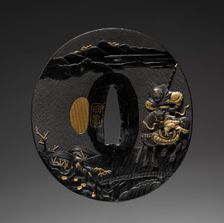 Sword Guard, mid 19th century. Creator: Yoshishige (Japanese)