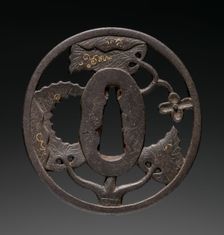 Sword Guard, second quarter of the 19th century. Creator: Masakata (Japanese)