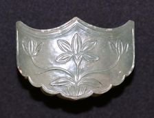 Sword Guard with Floral Design, , 18th century. Creator: Unknown