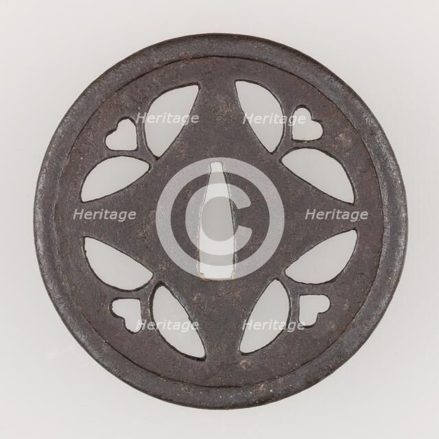 Sword Guard (Tsuba), Japanese, 16th century. Creator: Unknown.