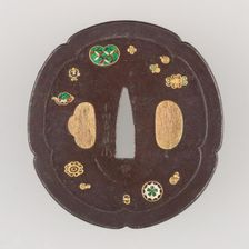 Sword Guard (Tsuba), Japanese, early 19th century. Creator: Unknown