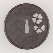 Sword Guard (Tsuba), Japanese, late 14th-early 15th century. Creator: Unknown