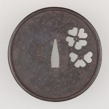 Sword Guard (Tsuba), Japanese, late 14th-early 15th century. Creator: Unknown