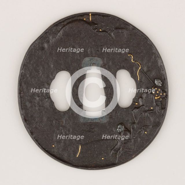 Sword Guard (Tsuba), Japanese, late 16th-early 17th century. Creator: Unknown.