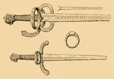 Sword, Dagger and Ring of King James IV, of Scotland 1897. Creator: Unknown