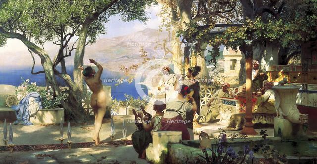 'Sword Dance', 1881.  Artist: Henryk Siemiradzki