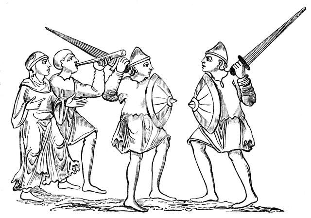 Sword dance, (1833). Artist: Unknown