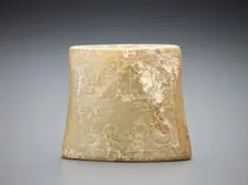 Sword fitting: scabbard ornament, Western Han dynasty, 206 BCE-9 CE. Creator: Unknown