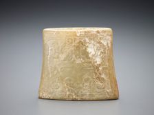 Sword fitting: scabbard ornament, Western Han dynasty, 206 BCE-9 CE. Creator: Unknown