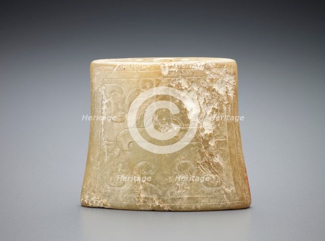 Sword fitting: scabbard ornament, Western Han dynasty, 206 BCE-9 CE. Creator: Unknown.