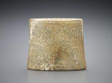 Sword fitting: scabbard ornament, Western Han dynasty, 206 BCE-9 CE. Creator: Unknown