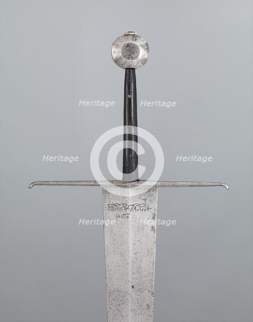 Sword from the Arsenal of Alexandria, European, before 1419. Creator: Unknown.