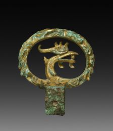 Sword Handle with Dragon Head Design, c. 200s. Creator: Unknown