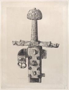 Sword of Charlemagne, 1864. Creator: Jules-Ferdinand Jacquemart